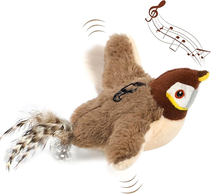 Flying Bird Cat Toy