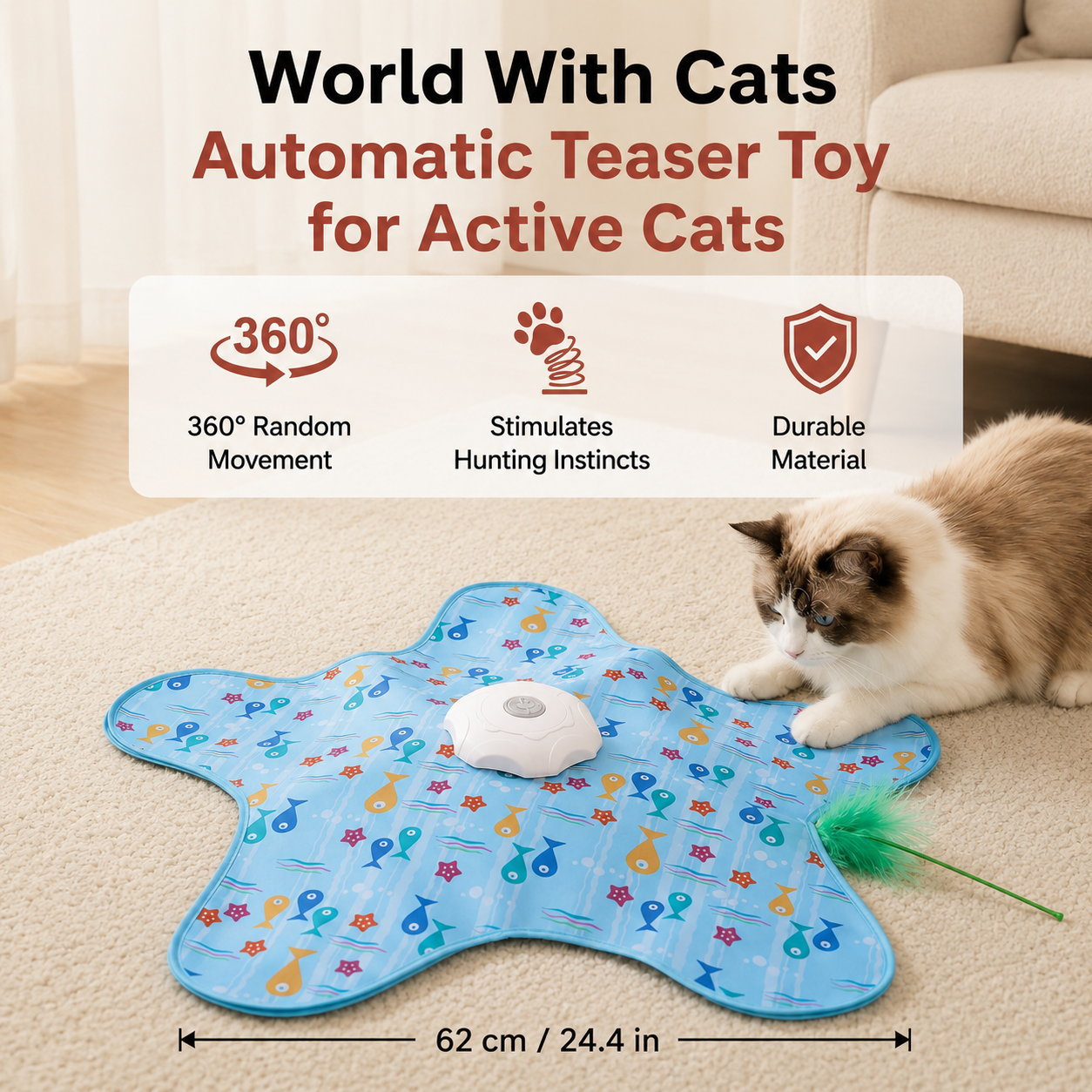 Automatic Cat Teaser Toy
